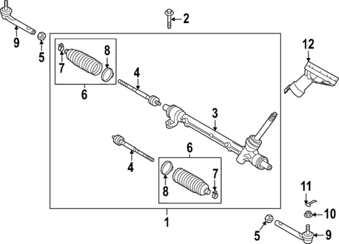 Steering Gear & Linkage for 2023 Mazda MX-30 EV #0