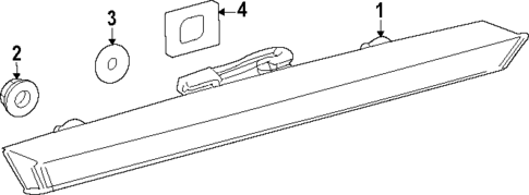 High Mounted Stop Lamp for 2025 Toyota GR Corolla #0