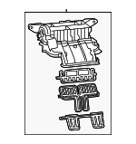 68165002AB - HVAC: AC &amp; Heater Case for Dodge: Dart Image