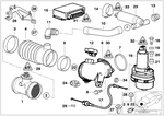 13621702078 - Fuel Preparation System: Hot-Film Air Mass Meter for BMW Image