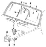 464471 - Body: Molding for Chevrolet: Blazer, C/K Pickup, K5 Blazer, R10, R20, R30, Suburban C10, Suburban C20, Suburban K10, Suburban K20, Suburban R10, Suburban R20, Suburban V10, Suburban V20, V10, V20, V30 | GMC: C1500 Pickup, C2500 Pickup, C3500 Pickup, Jimmy, K1500 Pickup, K2500 Pickup, K3500 Pickup, R1500 Pickup, R2500 Pickup, R3500 Pickup, Suburban C1500, Suburban C2500, Suburban K1500, Suburban K2500, Suburban R1500, Suburban R2500, V1500, V1500 Suburban, V2500, V2500 Suburban, V3500 Image