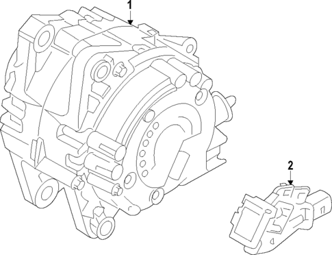 Alternator for 2022 Kia K5 #0