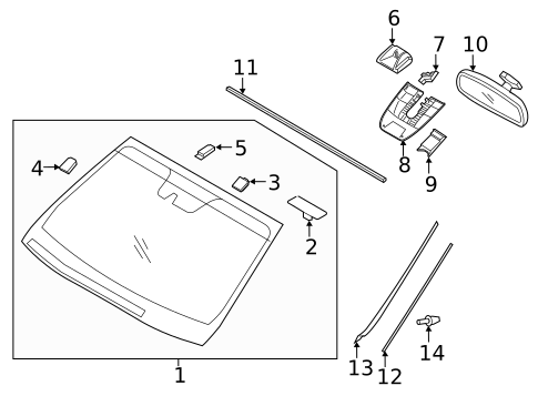 Reveal Moldings for 2022 Hyundai Santa Fe #0