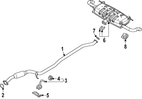 Exhaust Components for 2025 Mazda CX-90 #0