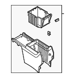 3CN863242AZA2 - Body: Console for Volkswagen: Atlas Image