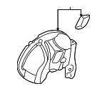 4580486AF - Body: Fender Liner for Chrysler: 300M, Concorde, LHS Image