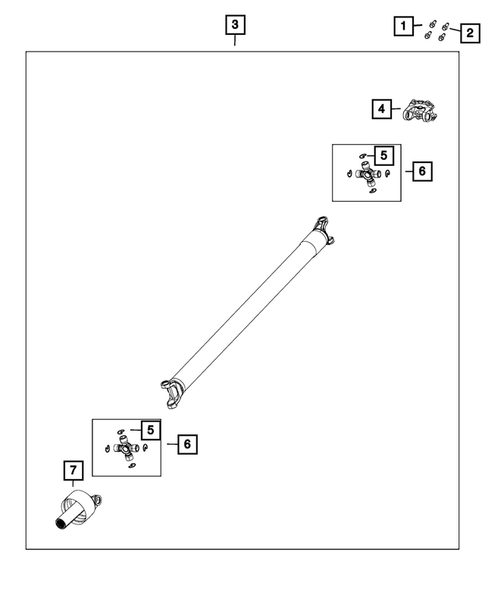 Drive Shaft for 2019 Ram 3500 #8