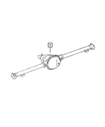 5102071AF - : Service Rear Axle for Mopar Image