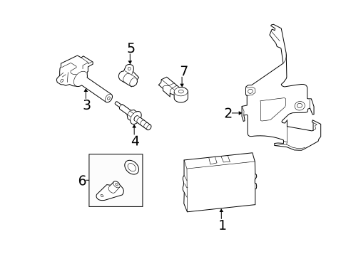 Ignition System for 2013 Subaru XV Crosstrek #0