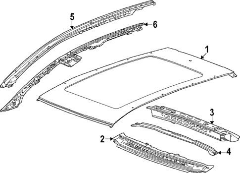 Roof & Components for 2025 Chevrolet Equinox EV #1