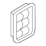 64226909340 - Body: Vent Louver for BMW Image