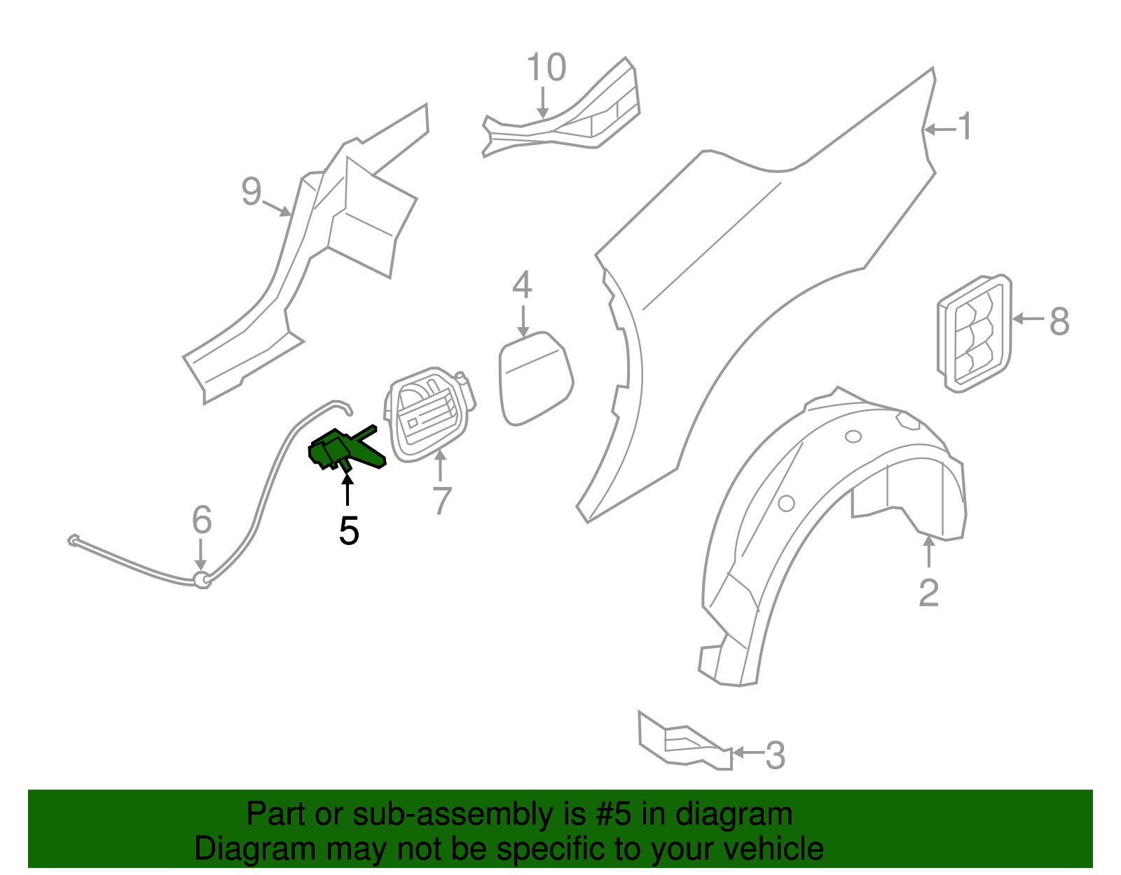 Lock Actuator - BMW (67117200675)