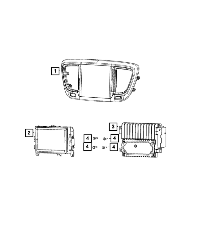 « 68580297AB –  : Multi Media Radio pour Mopar Image »