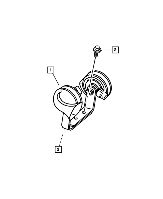 56047032AA - Electrical: Horn for Mopar Image image