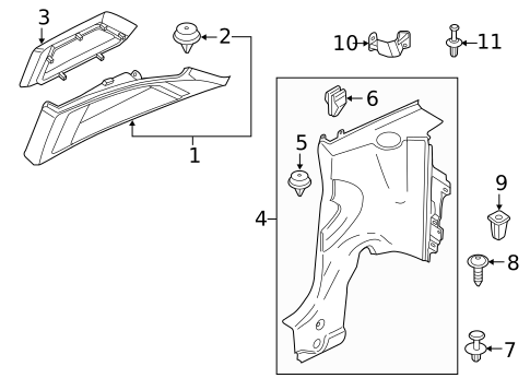 Interior Trim - Quarter Panels for 2013 Mini Cooper #0