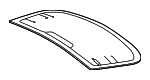 51318046498 - Body: Back Glass for BMW: M6 Image