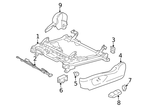 Power Seats for 2010 Subaru Legacy #1