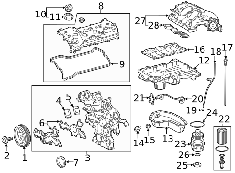 Engine for 2020 Toyota Camry #2