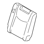 896641JA0C - Body: Seat Back Cover for Nissan Image