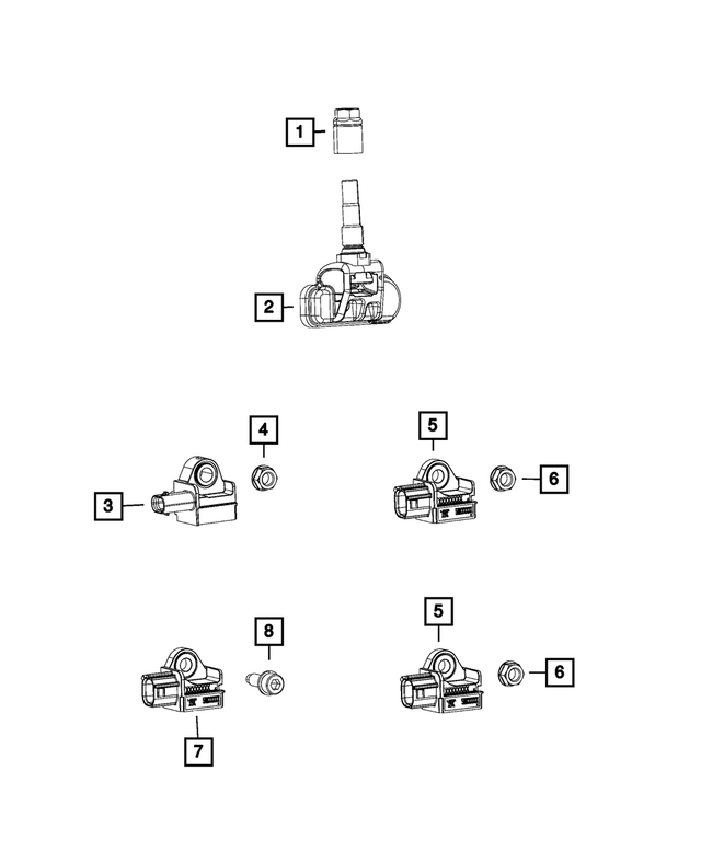 6106169AA - Electrical: Nut for Mopar Image