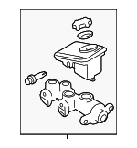 19209210 - Body: Master Cylinder for Chevrolet: Cavalier | Pontiac: Sunfire Image