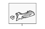 BE8Z5446808AB - Body: Package Tray Trim Bracket for Ford Image