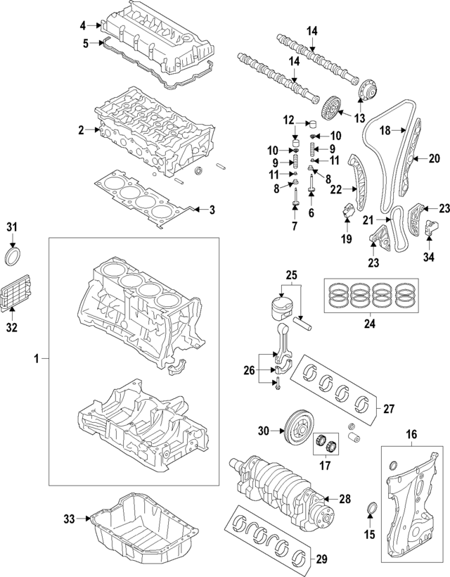 243552G500 - : Engine Variable Valve Timing (Vvt) Solenoid for Kia Image