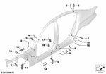41007342721 - Bodywork: Moulded Part F Wheel Housing Supp.,Front for BMW Image
