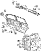 5174620AA - : Speaker Housing for Mopar Image