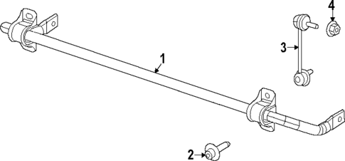 Stabilizer Bar & Components for 2023 Dodge Hornet #1