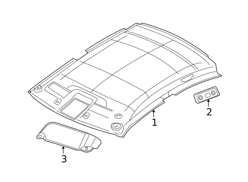 Interior Trim - Roof for 2012 Chrysler 300 #0