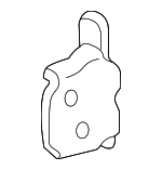 67450SH0A00ZZ - Body: Upper Hinge for Honda: Civic Image