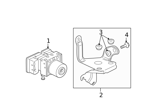 ABS Components for 2010 Mitsubishi Eclipse #0