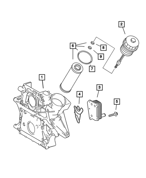 Engine Oiling for 2005 Dodge Sprinter 2500 #1