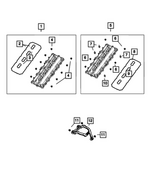 6512257AA - Engine: Double Ended Stud, Mounting Left Side for Mopar Image
