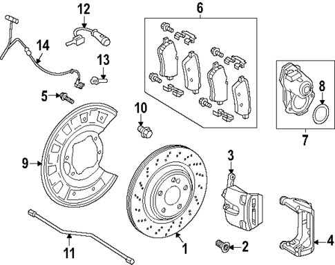 Parking Brake for 2019 Mercedes-Benz AMG GT 63 #1