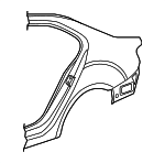 5C6809843A - Body: Quarter Panel for Volkswagen: Jetta Image