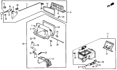 Fresh Air Vents for 1984 Honda Wagovan #0