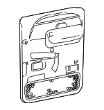 5C3Z2627406BAA - Body: Door Trim Panel for Ford: F-250 Super Duty, F-350 Super Duty, F-450 Super Duty, F-550 Super Duty Image