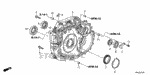 211015T0000 - Transmission - Automatic: PLATE C, PULLEY BEARING for Honda Image