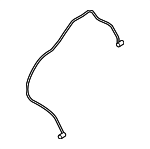 61667178747 - Body: Washer Hose for BMW Image