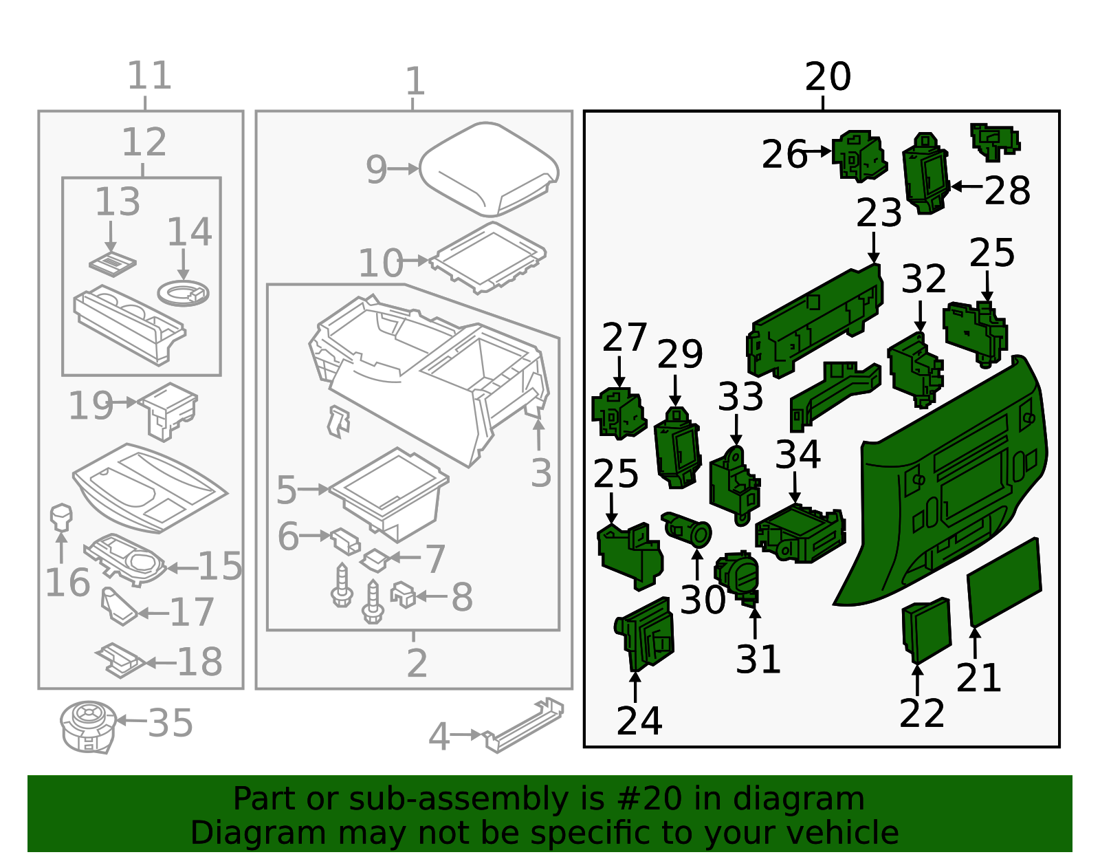 2018-2021 INFINITI QX80 Rear Panel Assembly 969306GW0C | Faulkner ...