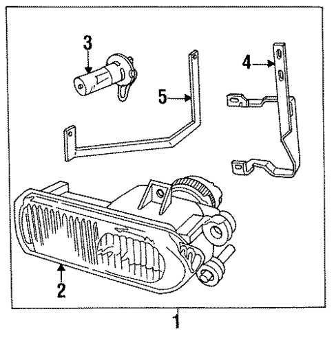 Fog Lamps for 1997 Volvo 850 #0