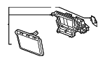 4M1820023B - HVAC: Evaporator Assembly for Audi Image