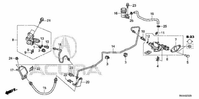 Clutch Master Cylinder for 2014 Acura TL #0