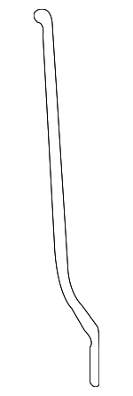 95201994 - Body: Handle Rod for Chevrolet: Captiva Sport Image