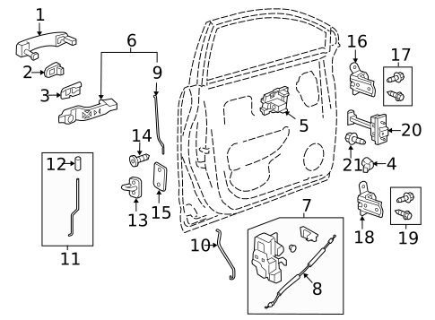 Front Door for 2015 Chevrolet Captiva Sport #1