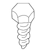 7119904935 - Body: Outer Support Screw for BMW: 525i, 525xi, 528i, 528i xDrive, 528xi, 530i, 530xi, 535i, 535i xDrive, 535xi, 545i, 550i, 645Ci, 650i, M5, M6 Image