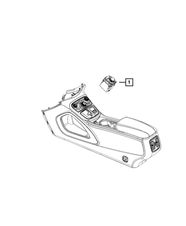 68271631AA - 948TE; 9-Speed; Automatic Transmission: Transmission Shifter for Mopar Image