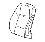 23372917 - : Morello Red Base Sauvage Driver Seat Back Cushion Cover for Cadillac: ATS Image